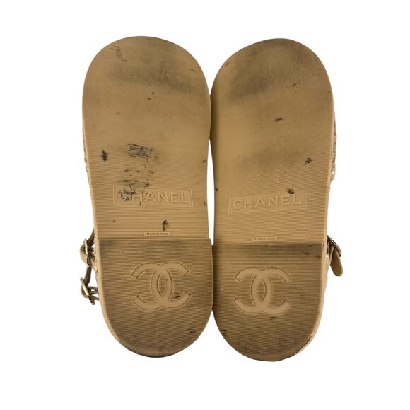 Chanel 2024 Interlocking CC Logo Fisherman Espadrilles Sandals - Picture 15 of 16